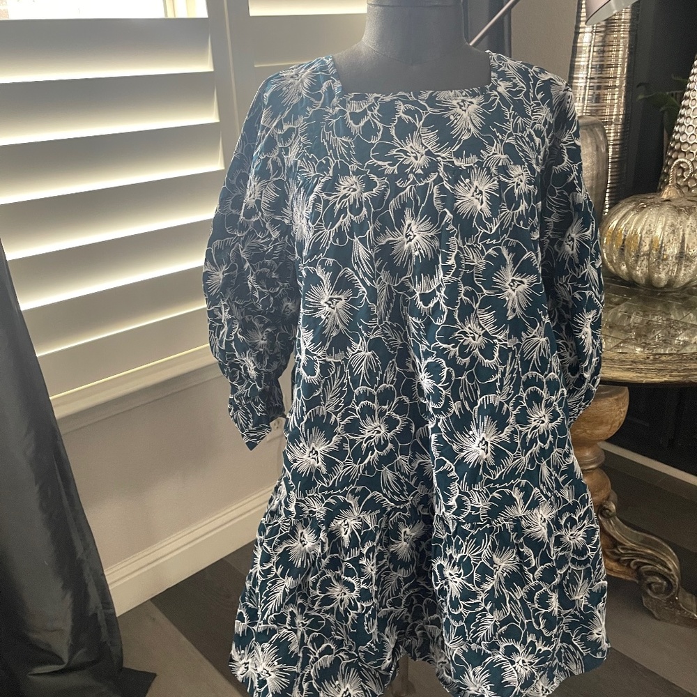 New Baby doll dress with pockets 3/4 sleeve